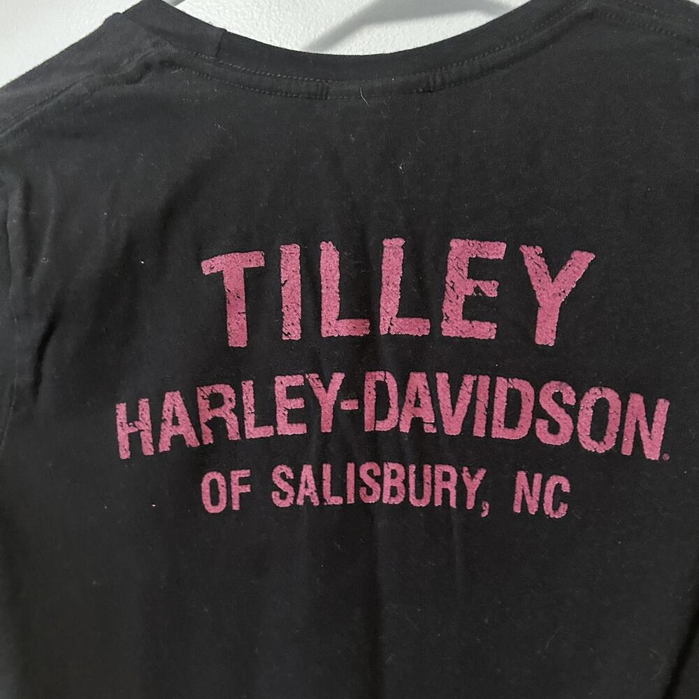 Tilley Harley Davidson Black Short sleeve tee Women's size M‎ - Picture 6 of 6